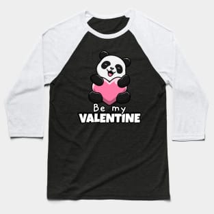 Panda Be My Valentine Baseball T-Shirt